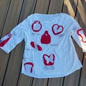 OPERATION GAME Halloween costume shirt 
Nurse costume *HANDMADE *